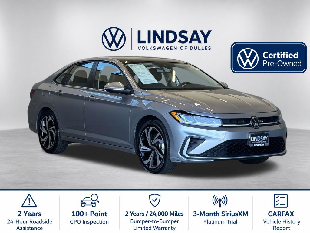 Certified 2025 Volkswagen Jetta SEL FWD image 1