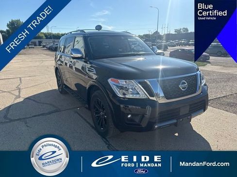 Used 2020 Nissan Armada Platinum w/ Captain's Chairs Package AWD/4WD image 1