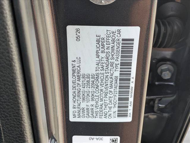 New 2026 Honda Accord LX image 16