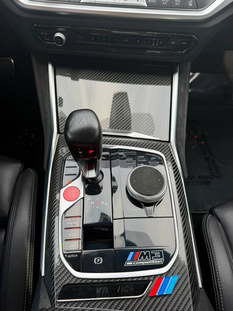 Used 2022 BMW M3 Competition w/ M Carbon Exterior Package RWD image 53