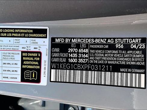 Certified 2023 Mercedes-Benz EQE 350+ 4MATIC Sedan image 28