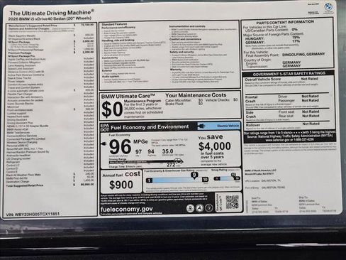 New 2026 BMW i5 eDrive40 w/ M Sport Package image 17