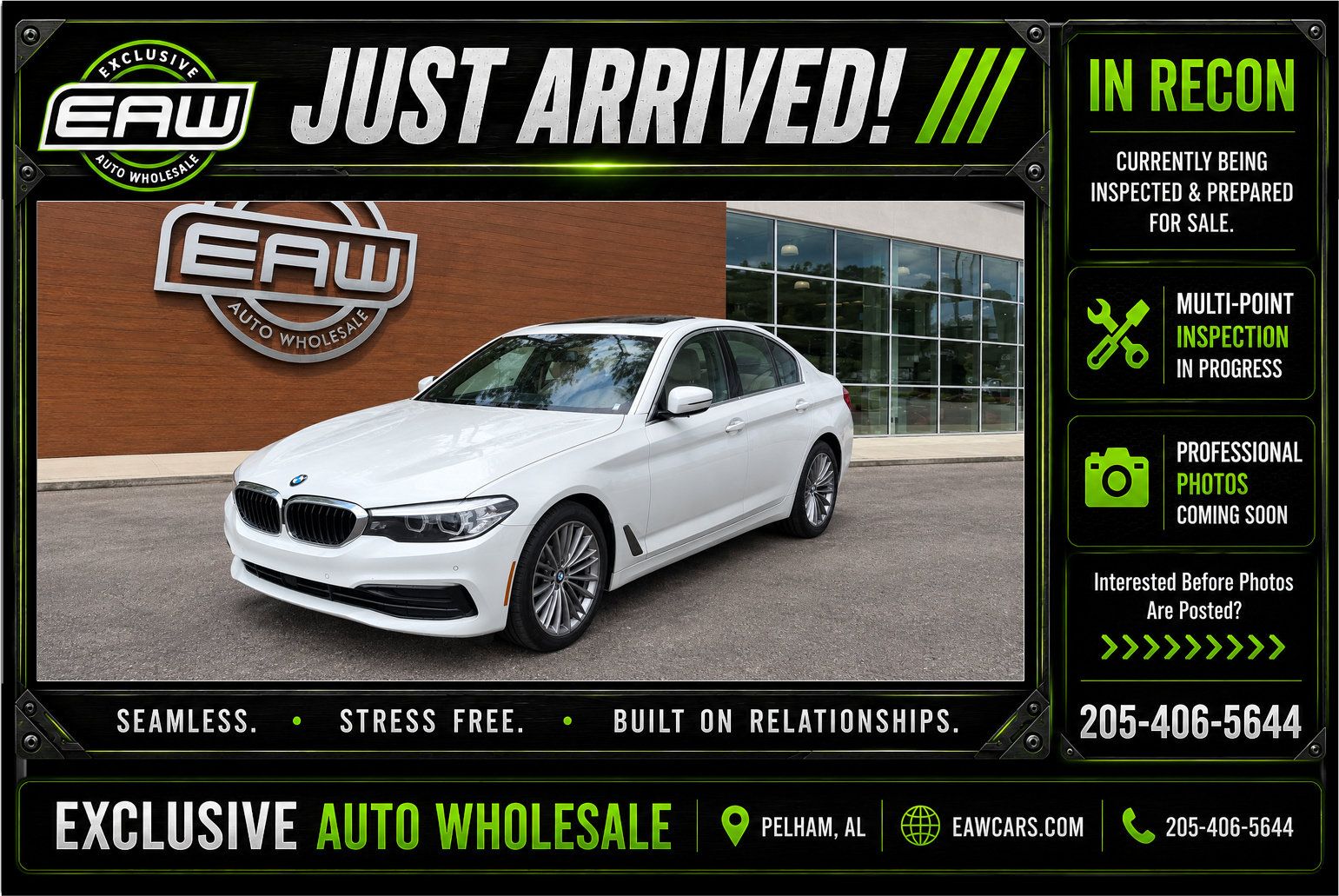 Used 2019 BMW 540i w/ Convenience Package RWD image 1