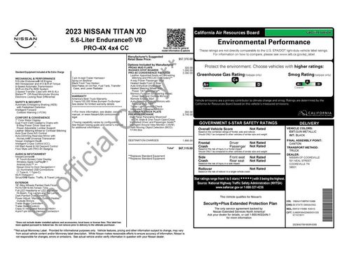 Used 2023 Nissan Titan PRO-4X w/ Pro-4x Convenience Package AWD/4WD image 5