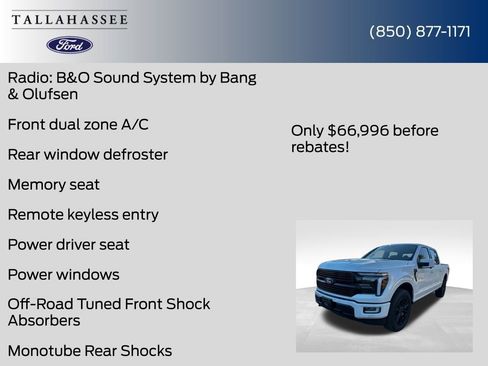 New 2025 Ford F150 Platinum w/ FX4 Off-Road Package image 24