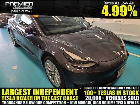 Used 2021 Tesla Model 3 Long Range AWD/4WD image 1