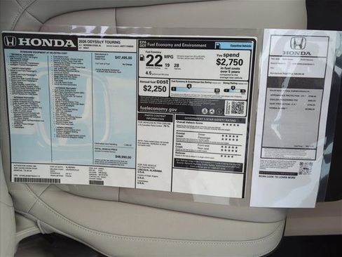 New 2026 Honda Odyssey Touring image 23