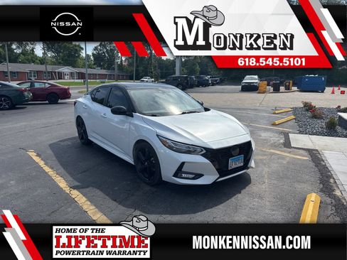 Used 2023 Nissan Sentra SR w/ Midnight Edition Package FWD image 1