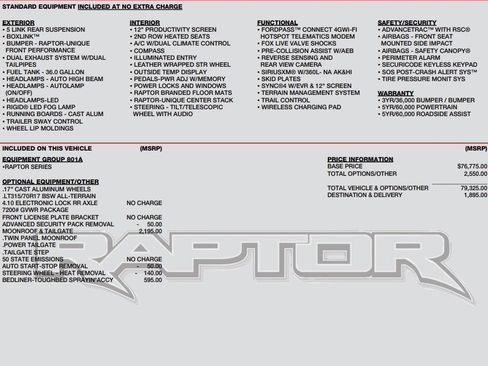 Used 2023 Ford F150 Raptor AWD/4WD image 2