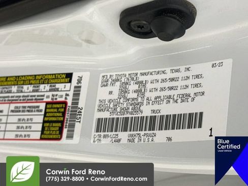 Used 2023 Toyota Tundra Capstone AWD/4WD image 36