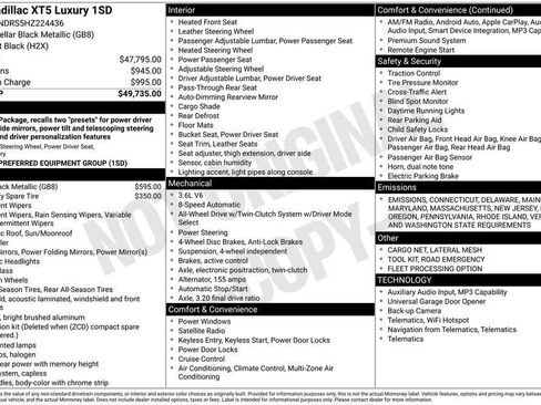 Used 2017 Cadillac XT5 Luxury image 4