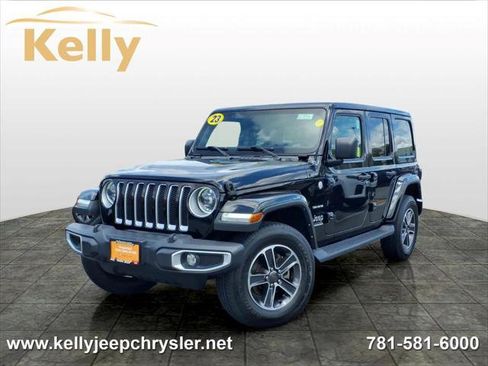 Certified 2023 Jeep Wrangler Unlimited Sahara w/ LED Lighting Group AWD/4WD image 1