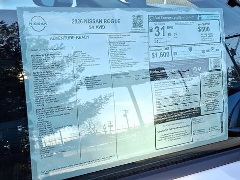 New 2026 Nissan Rogue SV w/ SV Premium Package image 7