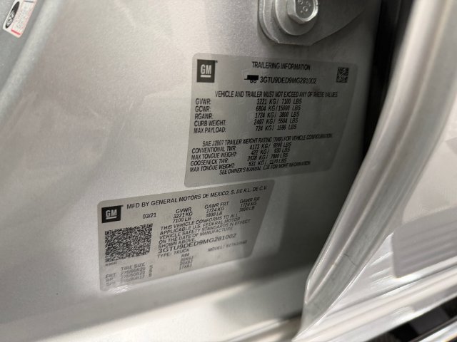 Used 2021 GMC Sierra 1500 SLT w/ SLT Premium Plus Package AWD/4WD image 31