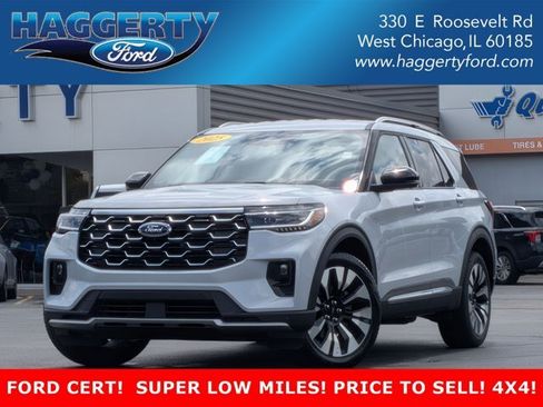 Certified 2026 Ford Explorer Platinum w/ LUX Leather Package AWD/4WD image 1