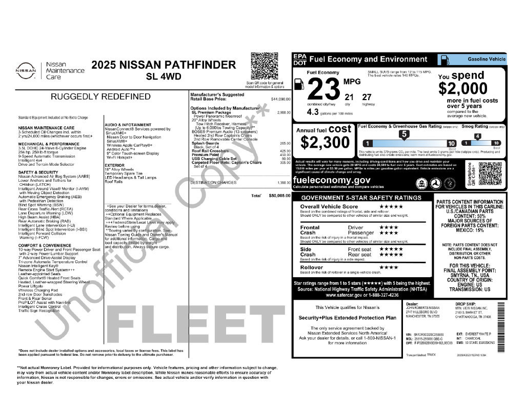 Certified 2025 Nissan Pathfinder SL w/ SL Premium Package AWD/4WD image 5