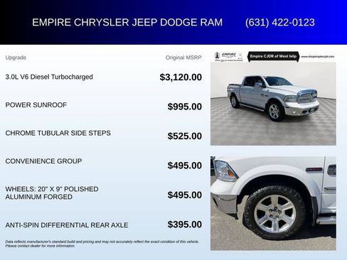 Used 2016 RAM 1500 Laramie Longhorn w/ Convenience Group AWD/4WD image 6