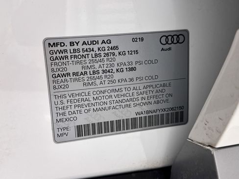 Used 2019 Audi Q5 2.0T Premium Plus w/ Premium Plus Package AWD/4WD image 40