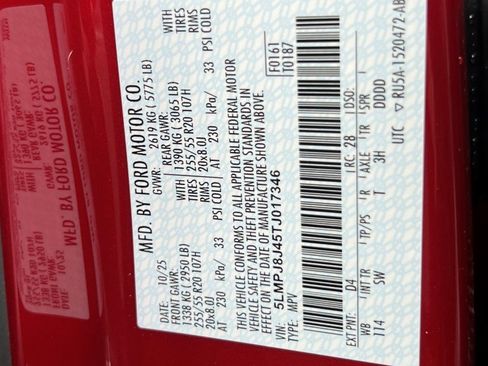 New 2026 Lincoln Nautilus Premier w/ Equipment Group 102A image 25