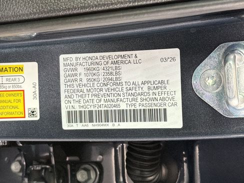 New 2026 Honda Accord LX image 19