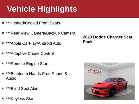 Used 2023 Dodge Charger Scat Pack w/ Plus Group RWD image 4