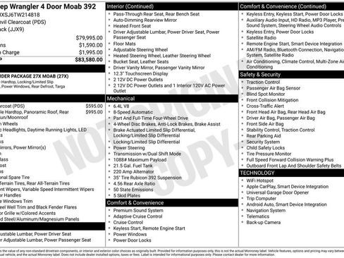 New 2026 Jeep Wrangler Unlimited Rubicon 392 image 27