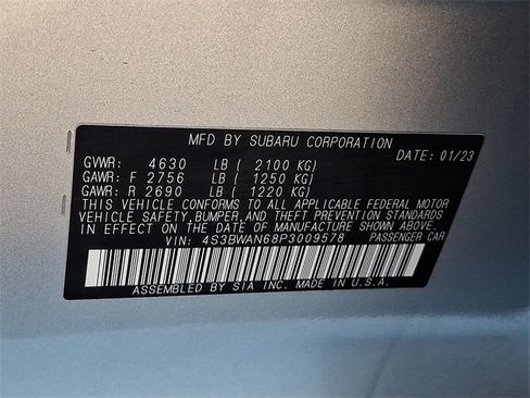 Used 2023 Subaru Legacy Limited image 28