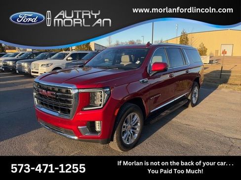 Used 2021 GMC Yukon XL SLT w/ Rear Media and Nav Package image 1