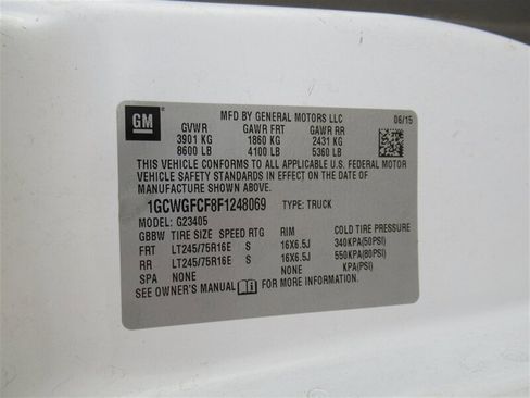 Used 2015 Chevrolet Express 2500 Cargo Van image 7