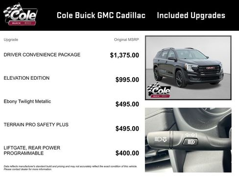 Certified 2023 GMC Terrain SLE w/ Driver Convenience Package AWD/4WD image 3