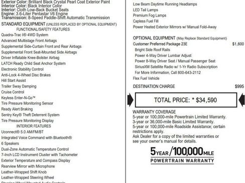 Used 2015 Jeep Grand Cherokee Laredo w/ Quick Order Package 23E image 2