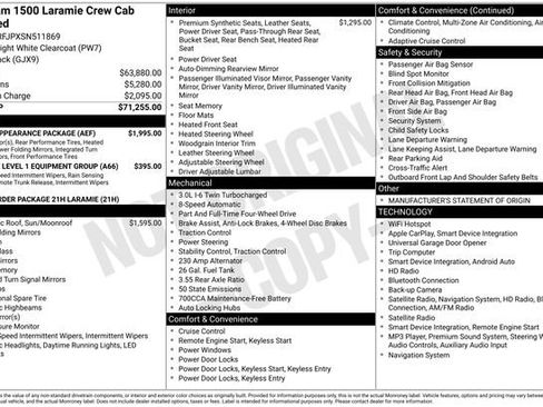 Used 2025 RAM 1500 Laramie w/ Sport Appearance Package AWD/4WD image 8