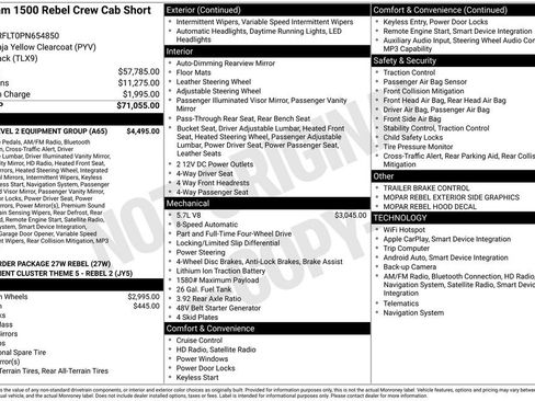 Used 2023 RAM 1500 Rebel w/ Rebel Level 2 Equipment Group image 6