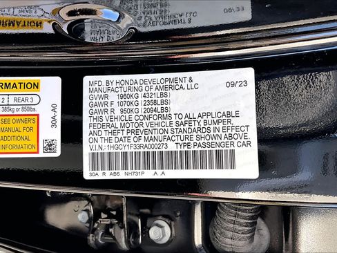 Used 2024 Honda Accord EX image 35