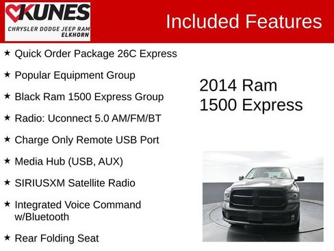 Used 2014 RAM 1500 Express w/ Black Ram 1500 Express Group AWD/4WD image 3