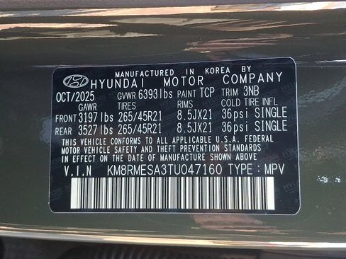 New 2026 Hyundai Palisade Calligraphy AWD/4WD image 20