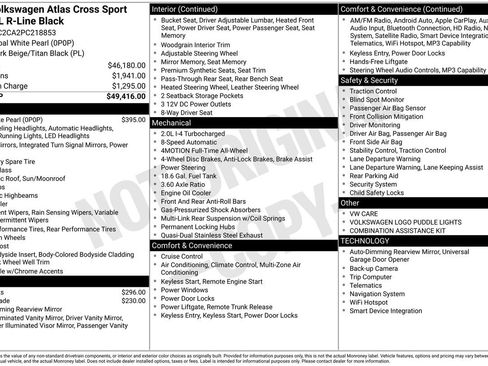 Used 2023 Volkswagen Atlas Cross Sport SEL R-Line AWD/4WD image 5