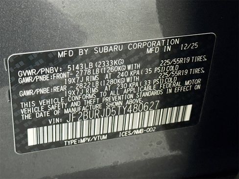 New 2026 Subaru Outback Touring XT image 31