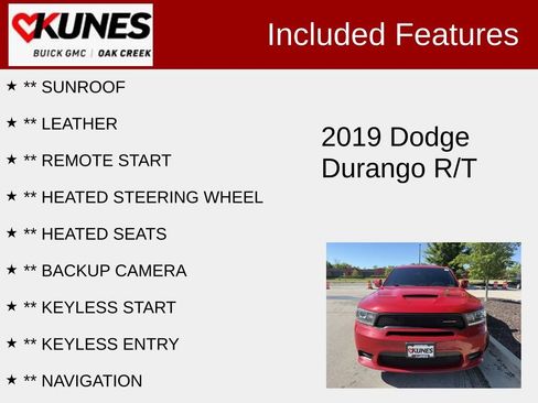Used 2019 Dodge Durango R/T AWD/4WD image 2