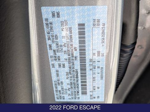 Used 2022 Ford Escape SE w/ Convenience Package AWD/4WD image 30