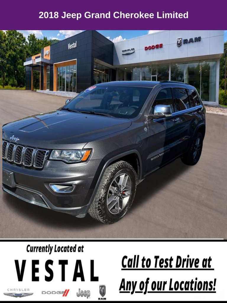 Used 2018 Jeep Grand Cherokee Limited AWD/4WD 360° Tour