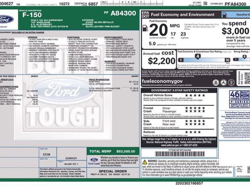 Used 2023 Ford F150 Lariat AWD/4WD image 34
