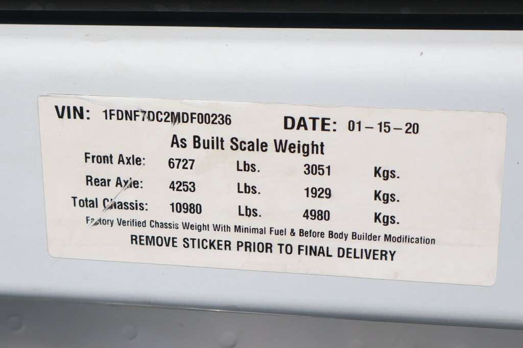 Used 2021 Ford F750 2WD Regular Cab Super Duty image 43
