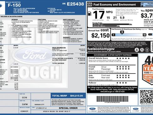 Used 2017 Ford F150 XLT w/ Equipment Group 301A Mid image 3