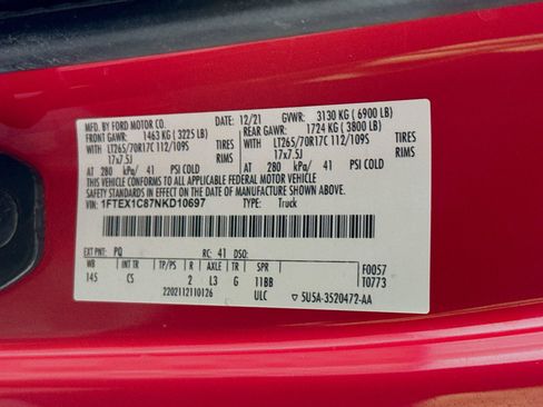 Used 2022 Ford F150 XL w/ Trailer Tow Package RWD image 36