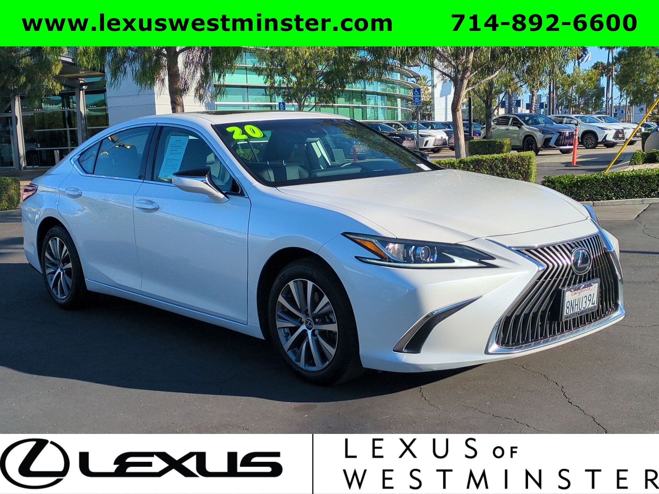 Used 2020 Lexus ES 350 w/ Accessory Package 2 FWD image 3
