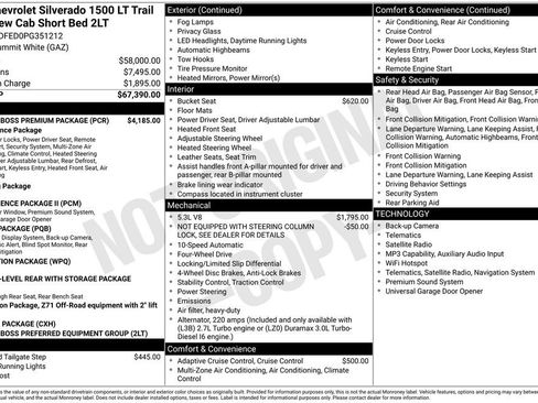 Used 2023 Chevrolet Silverado 1500 LT Trail Boss w/ LT Trail Boss Premium Package AWD/4WD image 11