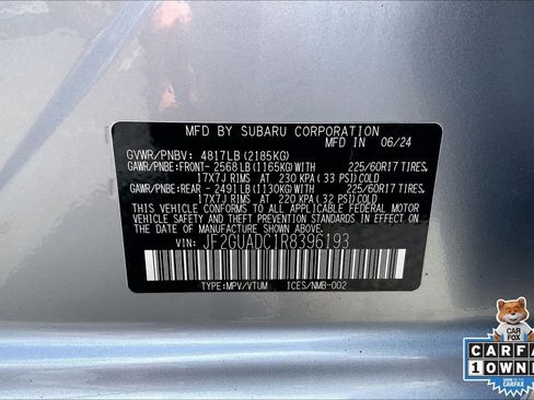 Certified 2024 Subaru Crosstrek 2.0i Premium AWD/4WD image 33