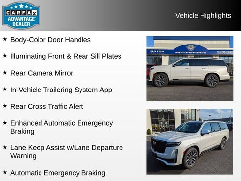 Used 2021 Cadillac Escalade Sport w/ Driver Assist Tech Package AWD/4WD image 10