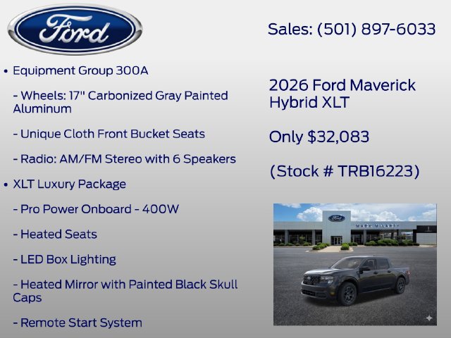 New 2026 Ford Maverick XLT w/ XLT Luxury Package FWD image 6